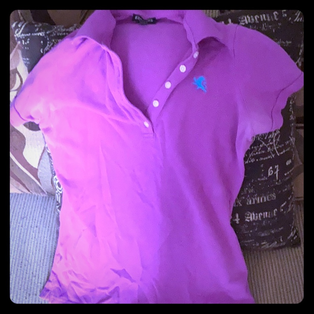 Express collar polo shirt sz S